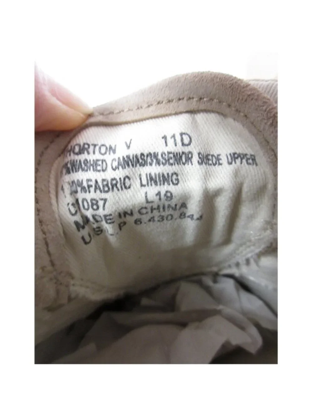 Polo Ralph Lauren Sneakers 11 D Thorton Washed Canvas Pony Low Top